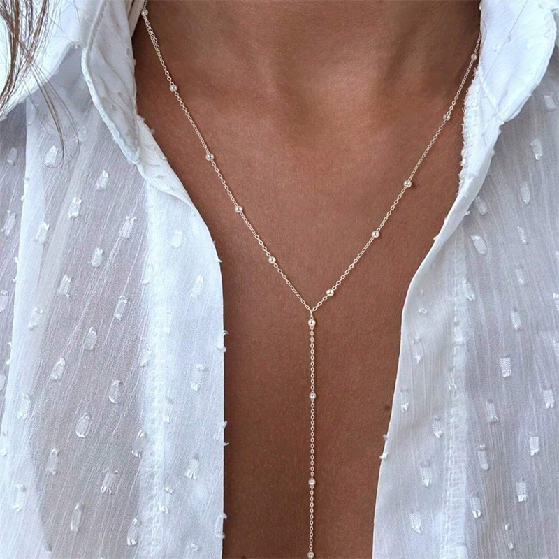 Vintage Gold Color Long Chain  - Birth Flower Necklace review and price