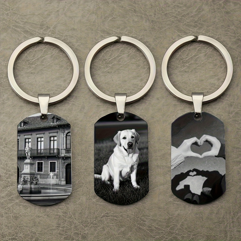 Custom Photo Keychain Personal - Initial Ring Custom review and price